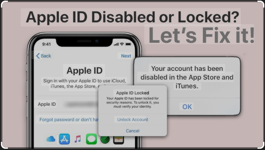 رفع مشکل نات اکتیو شدن Apple ID